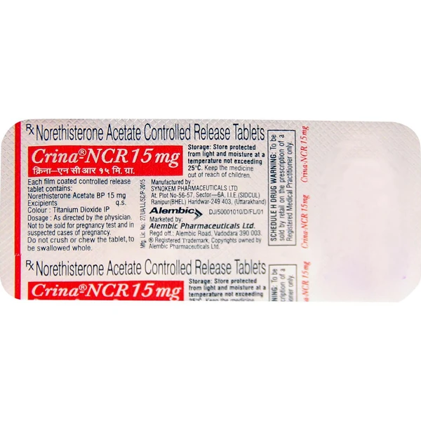 Crina-NCR 15mg Tablet