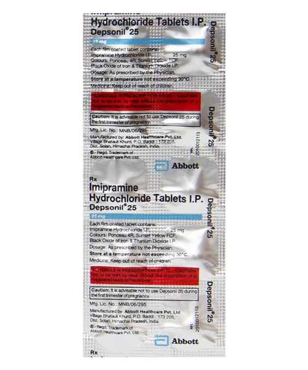 Depsonil 25mg Tablet