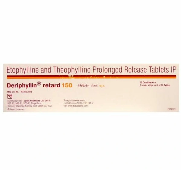 Deriphyllin Retard 150 Tablet