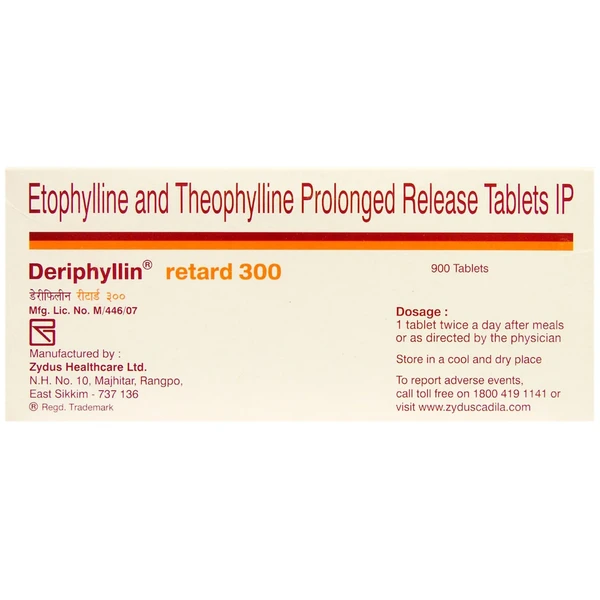 Deriphyllin Retard 300 Tablet