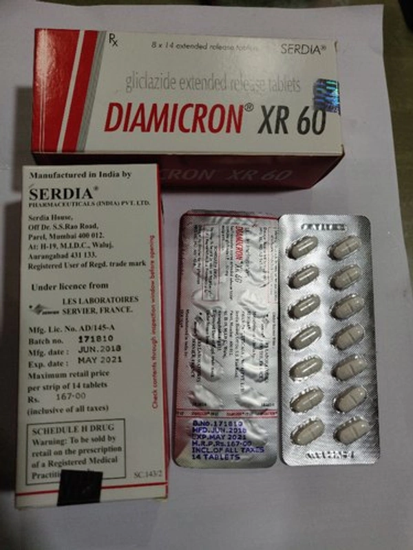 Diamicron XR 60 Tablet