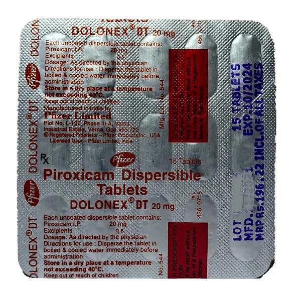 Dolonex DT 20mg Tablet