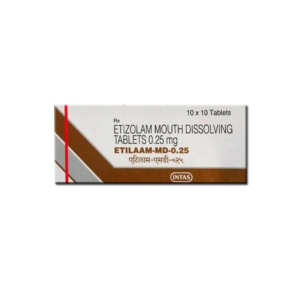 Etilaam 0.25mg Tablet MD