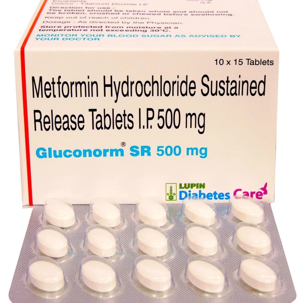 Gluconorm SR 500mg Tablet