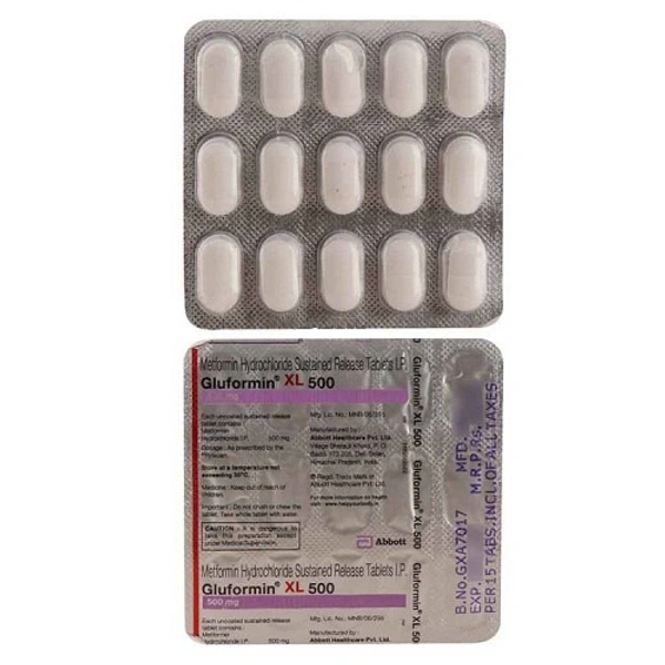 Gluformin XL 500 Tablet