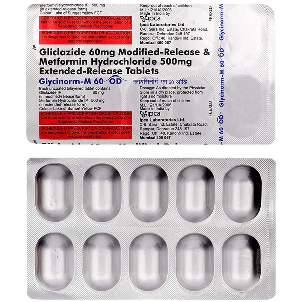 Glycinorm-M 60 OD Tablet