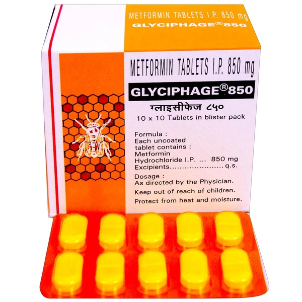 Glyciphage 850 Tablet