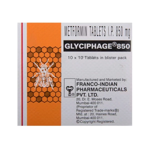 Glyciphage 850 Tablet