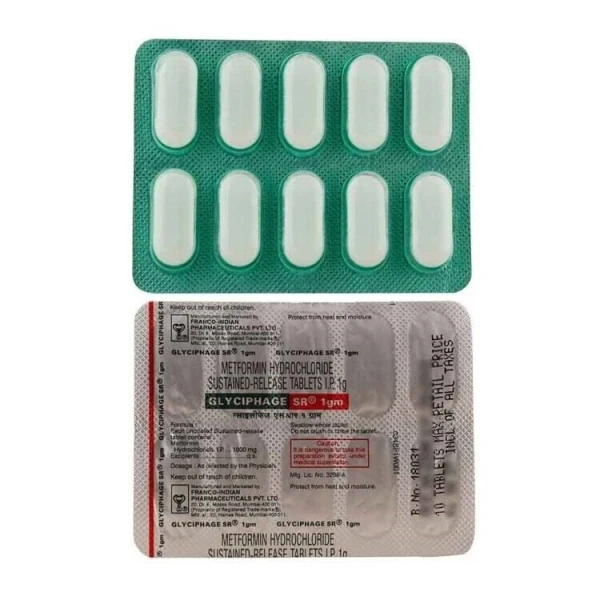 Glyciphage SR 1gm Tablet