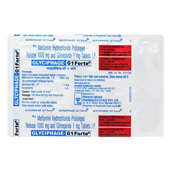 Glyciphage-G 1 Forte Tablet