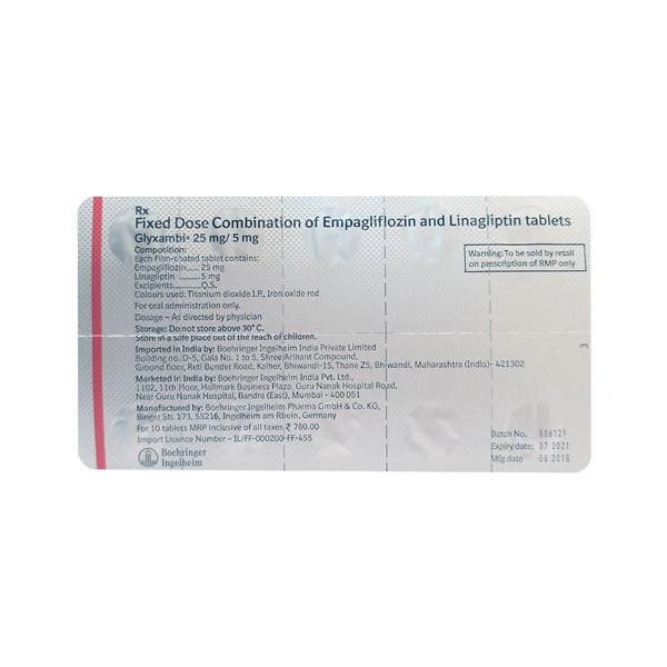 Glyxambi 25mg/5mg Tablet