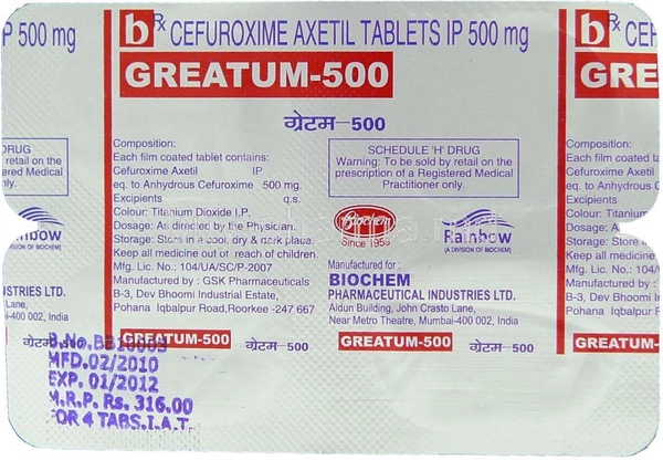 Greatum 500 Tablet