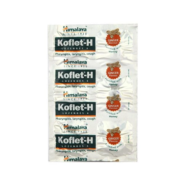 Himalaya Koflet-H Lozenges Ginger 1*6