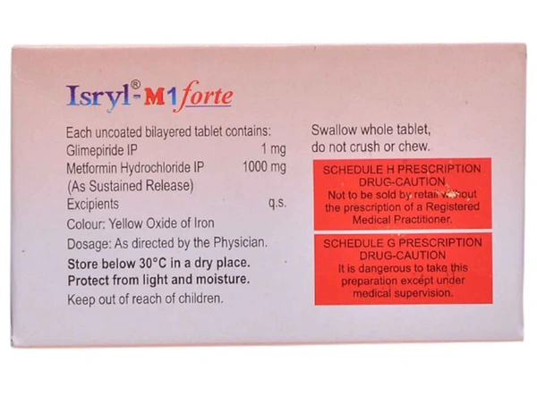 Isryl-M 1 Forte Tablet