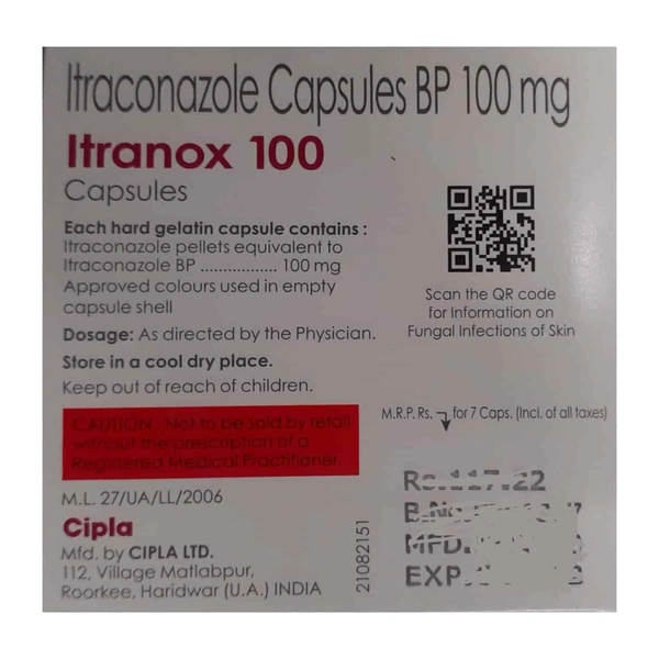 Itranox 100 Capsule