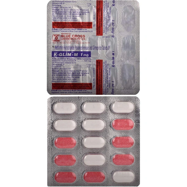 K-Glim-M 1mg Tablet