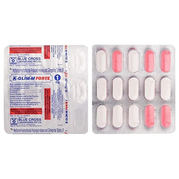 K-Glim-M Forte 1mg Tablet