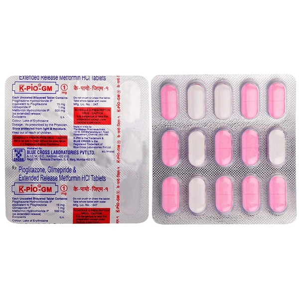 K-Pio-Gm 1mg Tablet