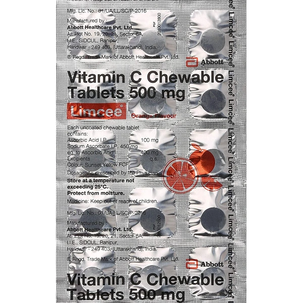 Limcee Chewable Tablet Orange