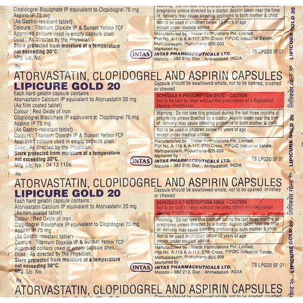 Lipicure Gold 20 Capsule