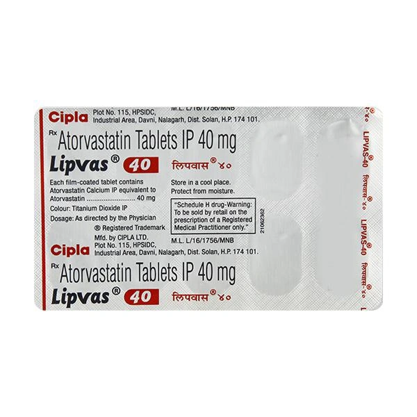 Lipvas 40 Tablet