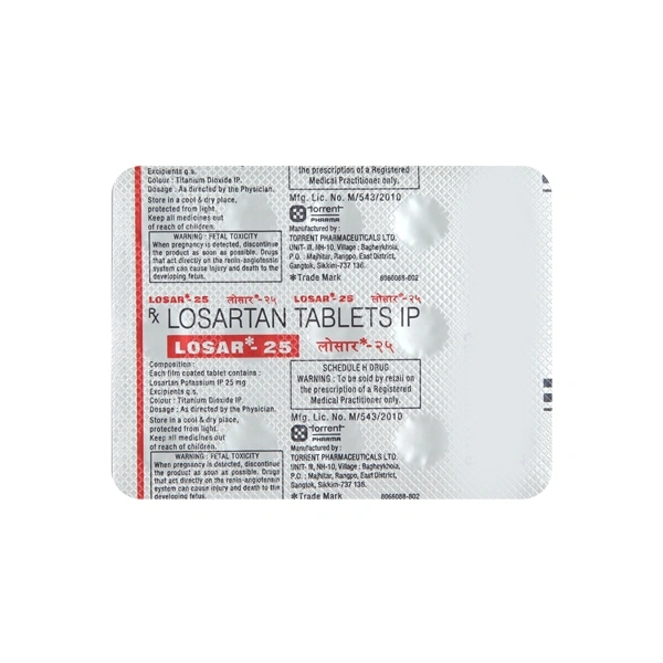 Losar 25 Tablet