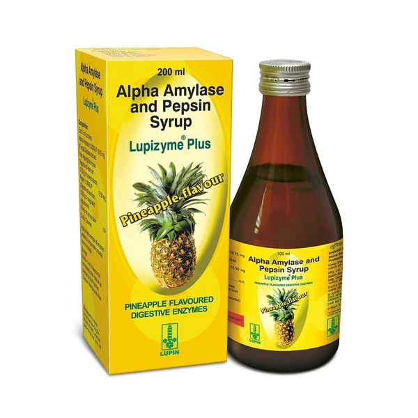 Lupizyme Plus Syrup Pineapple