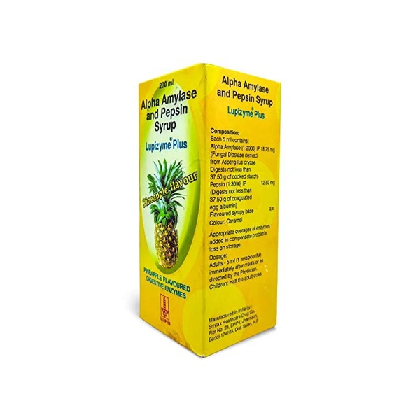 Lupizyme Plus Syrup Pineapple