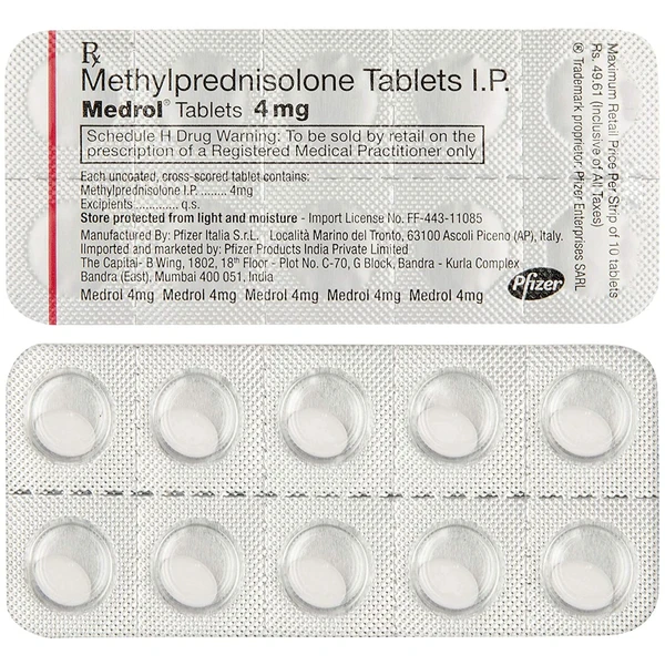 Medrol 4mf Tablet