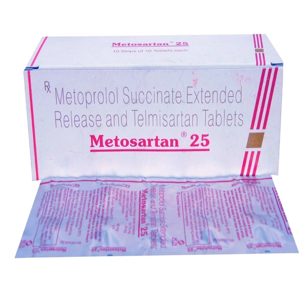 Metosartan 25 Tablet