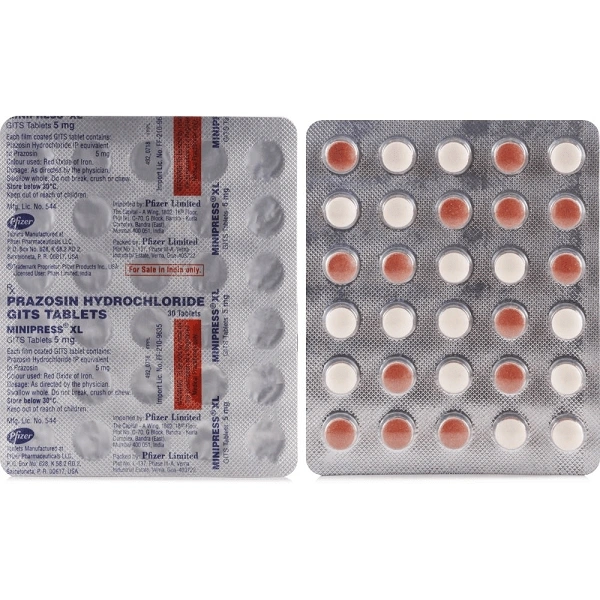 Minipress XL 5mg Tablet