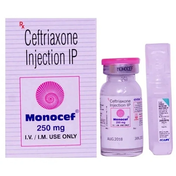 Monocef 250mg Injection