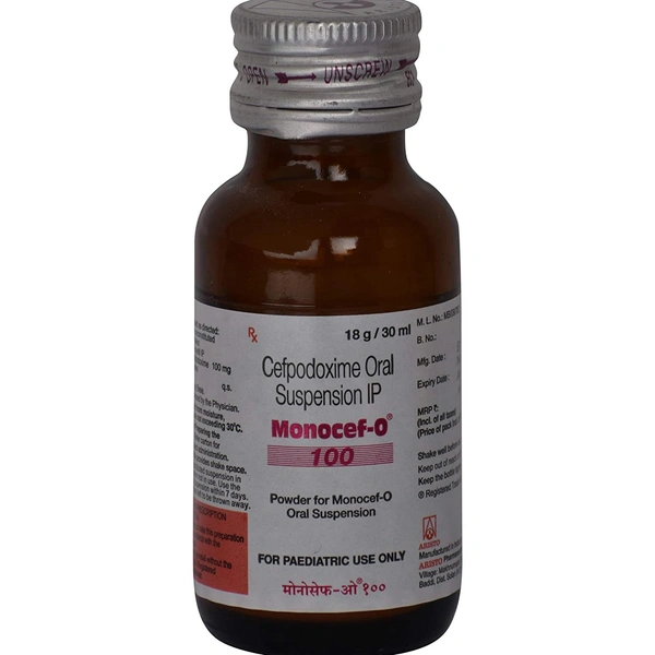 Monocef-O 100 Powder for Oral Suspension