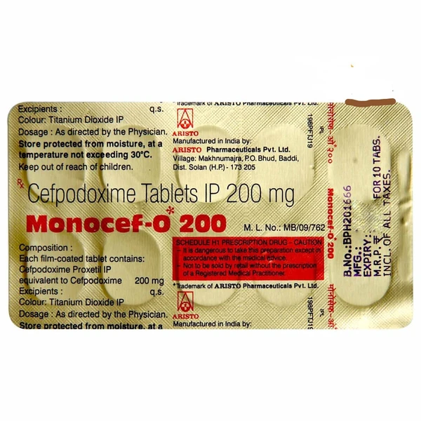 Monocef-O 200 Tablet