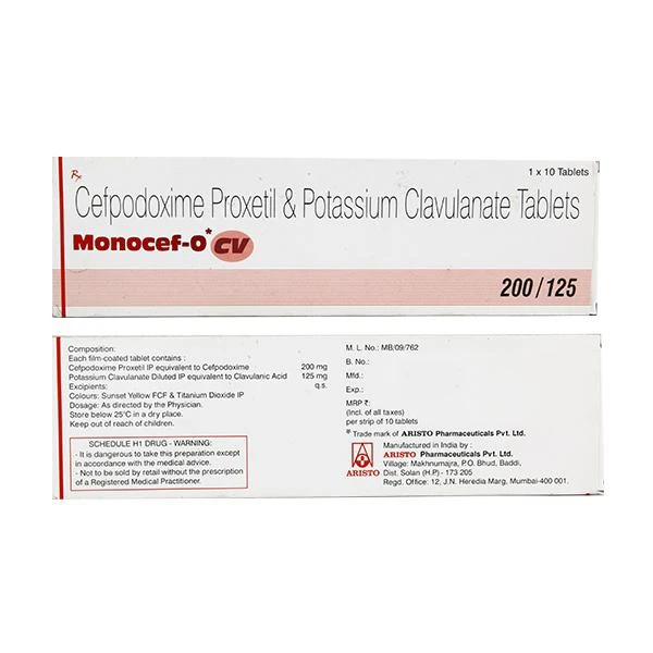 Monocef-O CV 200125 Tablet