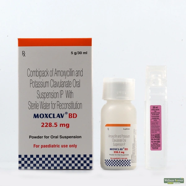 Moxclav BD 228.5mg Powder for Oral Suspension