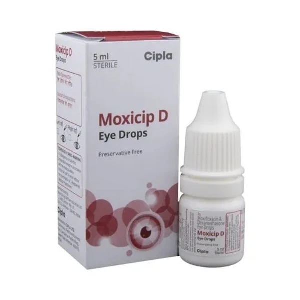 Moxicip D Eye Drop