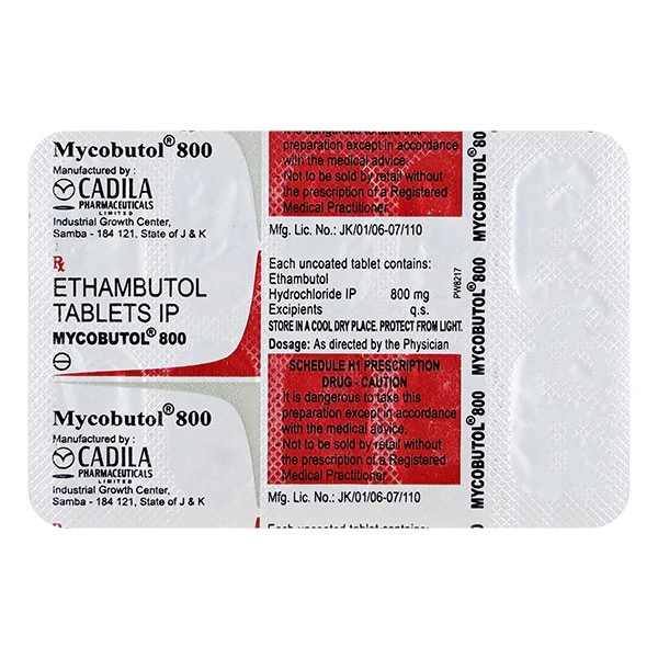 Mycobutol 800 Tablet