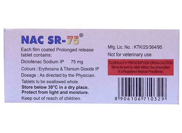 NAC SR 75 Tablet