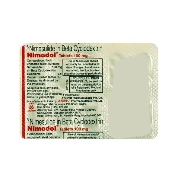 Nimodol 100mg Tablet