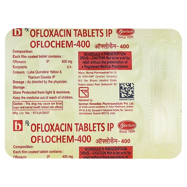 Oflochem 400mg Tablet