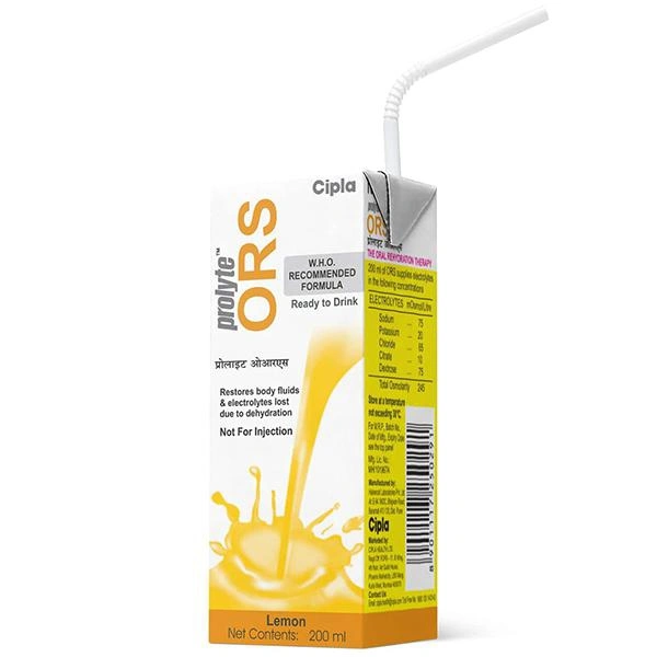 ORS PROLYTE LEMON LIQUID 200ML