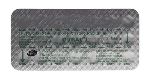 OVRAL L TABLET 1*21