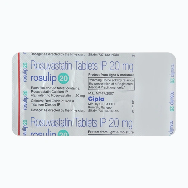 ROSULIP 20MG TAB 1*10