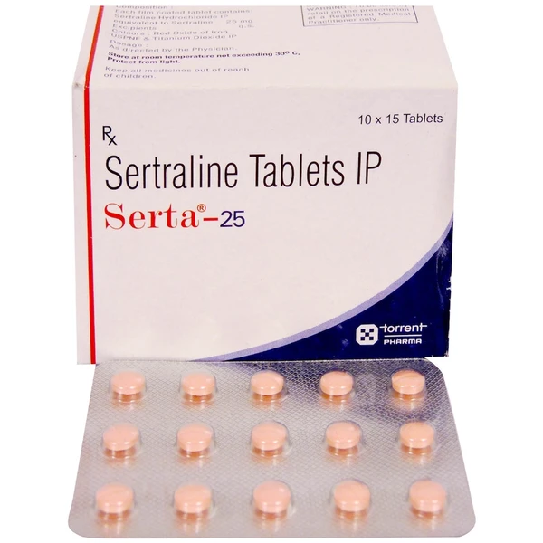 SERTA 25MG TAB 1*15