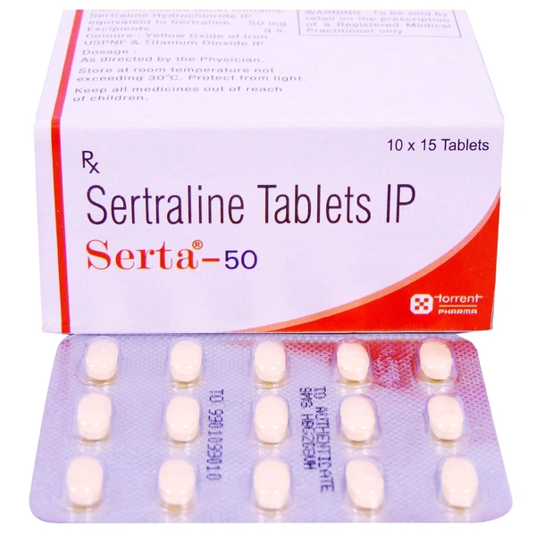 SERTA 50MG TAB 1*15