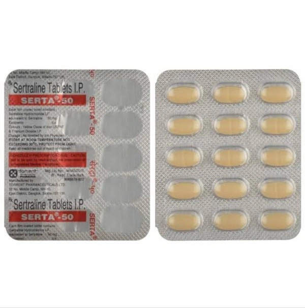 SERTA 50MG TAB 1*15