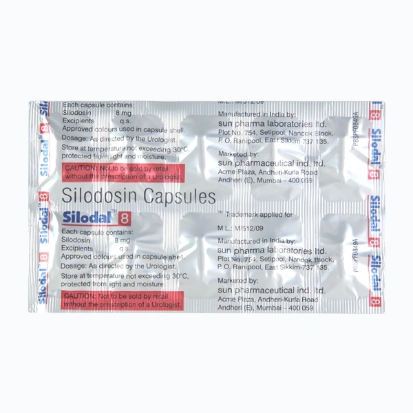 SILODAL 8MG TAB 1*10