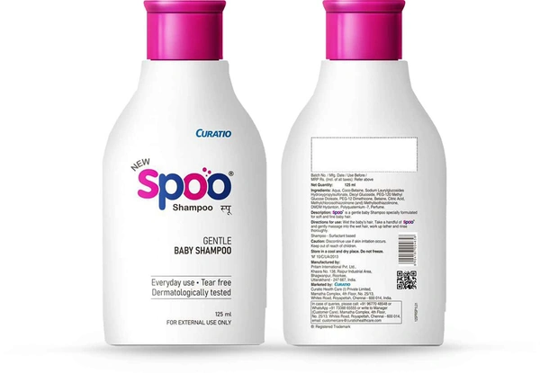 SPOO BABY SHAMPOO 125ML