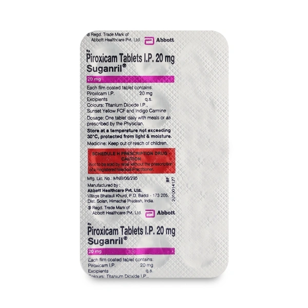 SUGANRIL TABLETS 1*15